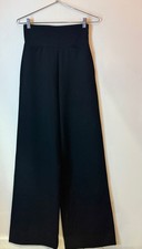 Yves Saint Laurent Wide Leg Black Trousers