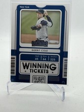 2021 Panini Contenders - Winning Tickets Gerrit Cole #WT-GC Yankees
