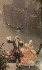 Vintage Venetian Winde Fine Print Fine Art. 12x24 Print By Albo No. 405