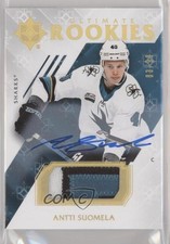 2018 Upper Deck Ultimate Collection Rookies 83/99 Antti Suomela Patch Auto 1vd