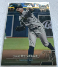 2022 Stadium Club Chrome Baseball Shane McClanahan Tampa Bay Rays Refractor #80