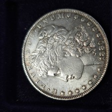 1880 Silver Morgan Dollar USA New Orleans 