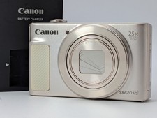 Canon PowerShot SX620 HS Silver 20.2MP Digital Camera 25x Zoom Exc 5  1918
