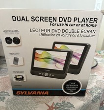 Sylvania Dual Screen Portable DVD Player Model SDVD9957 NEW
