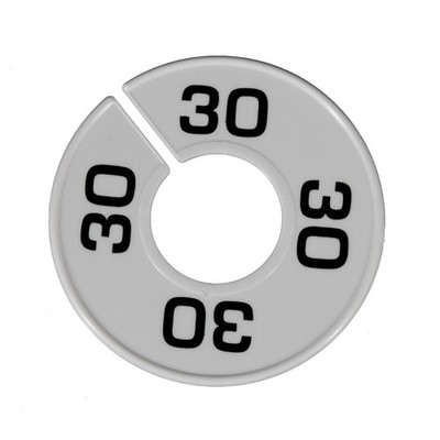 SSWBasics Round Closet Dividers for Hangrail Men's Clothing Rack Dividers