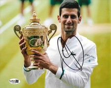 Novak Djokovic Signed 8x10 Photograph Autograph JSA COA Tennis Serbia