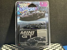1/64 MINI GT LB SUPER SILHOUETTE WORKS LAMBORGHINI MURCIELAGO GT EVO BLACK 1053