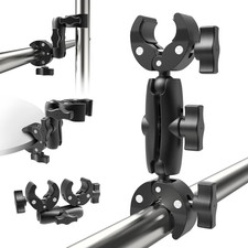Double Super Clamp Mount Umbrella Clamp Camera Clamp Pole Clamp for Monitor Brac