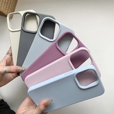Liquid Silicone Phone Case Cover for iPhone 11 12 13 14 15 16 17 Pro Max