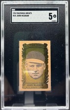 1963 Bazooka All-Time Greats Baseball Cards 8