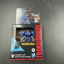 Transformers Studio Series Core Bumblebee Rumble Concept Art 3.75  Action Figure