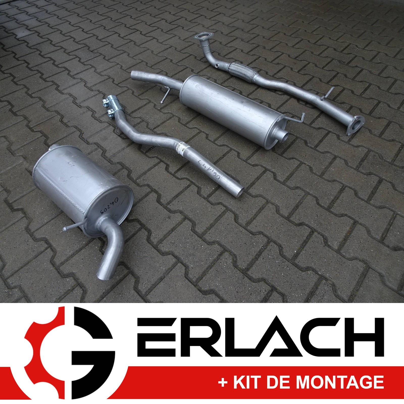 Echappement silencieux Ford Galaxy I 2.3 16V 1996 1997 1998 1999 2000 pot 4887