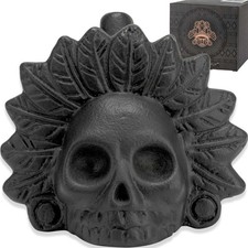 Original Aztec Death Whistle: Loudest Scream Whistle At 125 small, Black