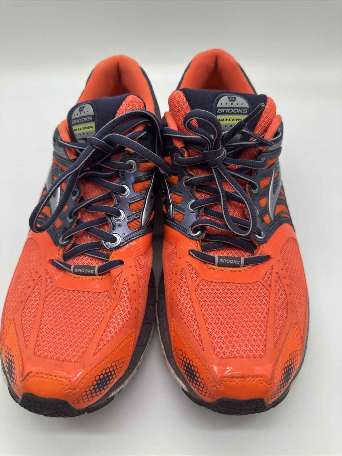 SAOLA Brooks Glycerin 11.5 Uomo Arancione Grigio I richiami sono segnalati in foto