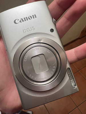Canon IXUS 175 20MP Digital Camera Sliver 8x Optical Zoom with accessories