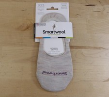 Smartwool Hide and Seek No Show Wool Blend Socks Women's MEDIUM Moonbeam Color