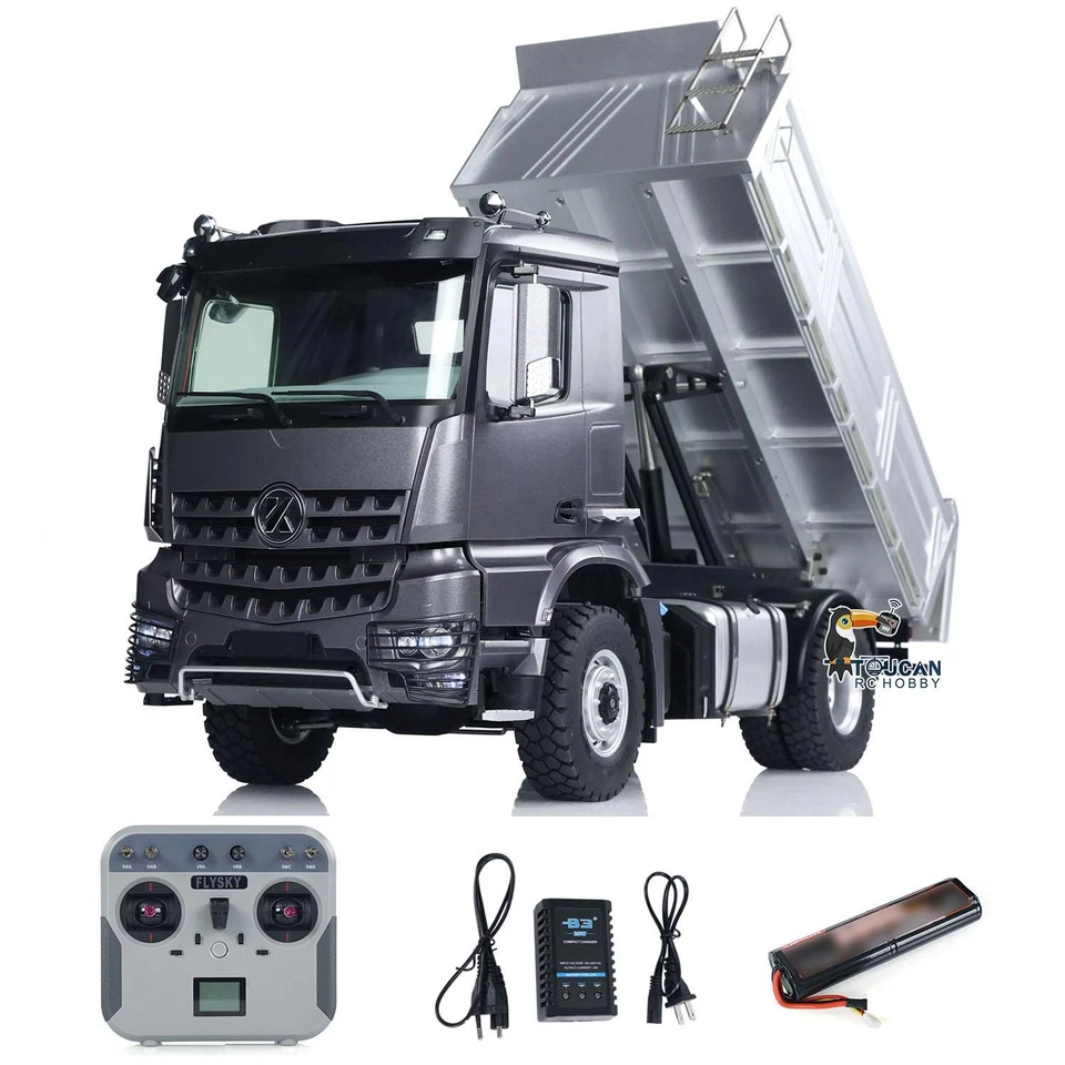 4x4 Kabolite 1/14 RC RTR 2-speed Dumper Truck 5701 Remote Control Tipper Model - Image 2 of 4