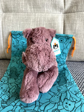 RETIRED RARE Jellycat Huggady Hippo Plush Brand New With Tags & bag-Collective