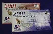 2001 MINT SET AS ISSUED BY U.S. MINT Genuine U.S.