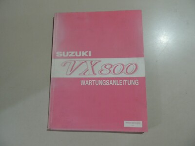Werkstatthandbuch ReparaturWartung Suzuki VX 800 Modelljahr 1990 - 1992