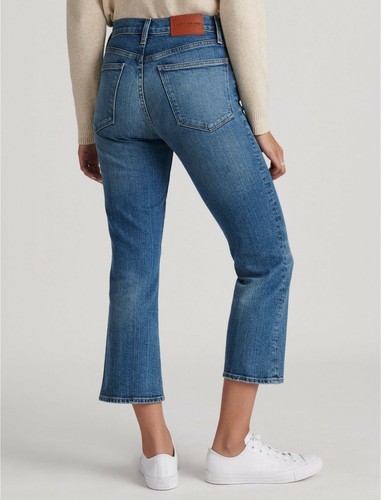 Lucky Brand High Rise Bridgette Slim Fit Crop Mini Boot Cut Jeans 7W14682 - Picture 5 of 7