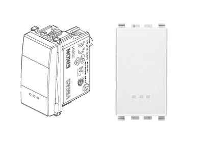 VIMAR 20001.B ILLUMINABLE SWITCH 1P 16 AX WHITE EIKON SERIES