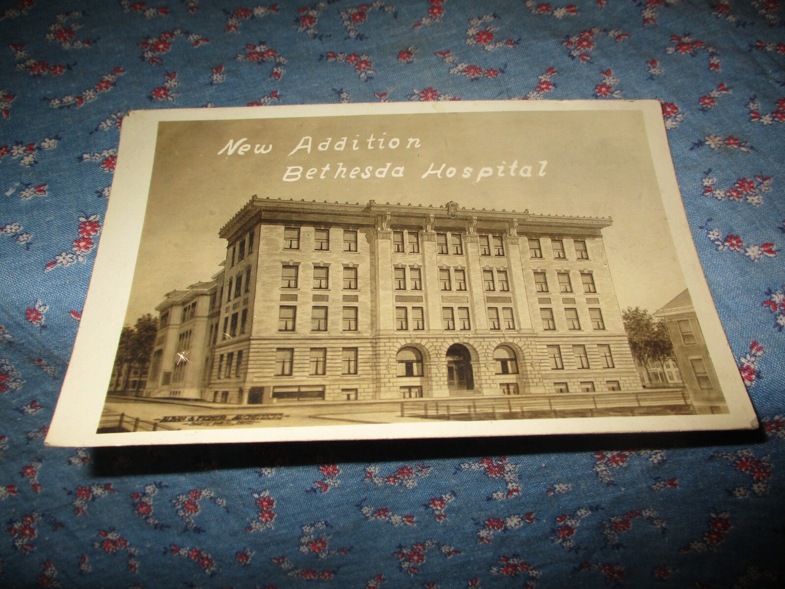 Old Postcard  RPPC 1911 St. Paul Minn  New Addition Bethesda Hospital