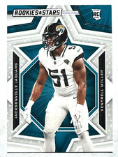 ROOKIE CARD VENTRELL MILLER Jaguars 2023 Panini Rookies & Stars Card #194