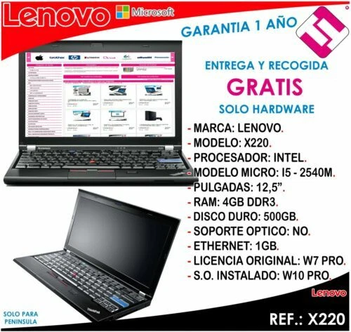 Portátiles y netbooks Lenovo con Windows 7
