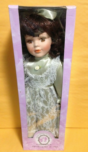 treasures in lace genuine porcelain doll