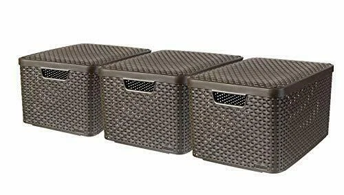 Contenitori e scatole in rattan per la casa