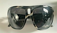 New SEAN JOHN Grey Horn Wrap Sunglasses Shades SJ511S 018 140