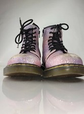 Kids Dr. Martens 1460 8-Eye Glitter Boot
