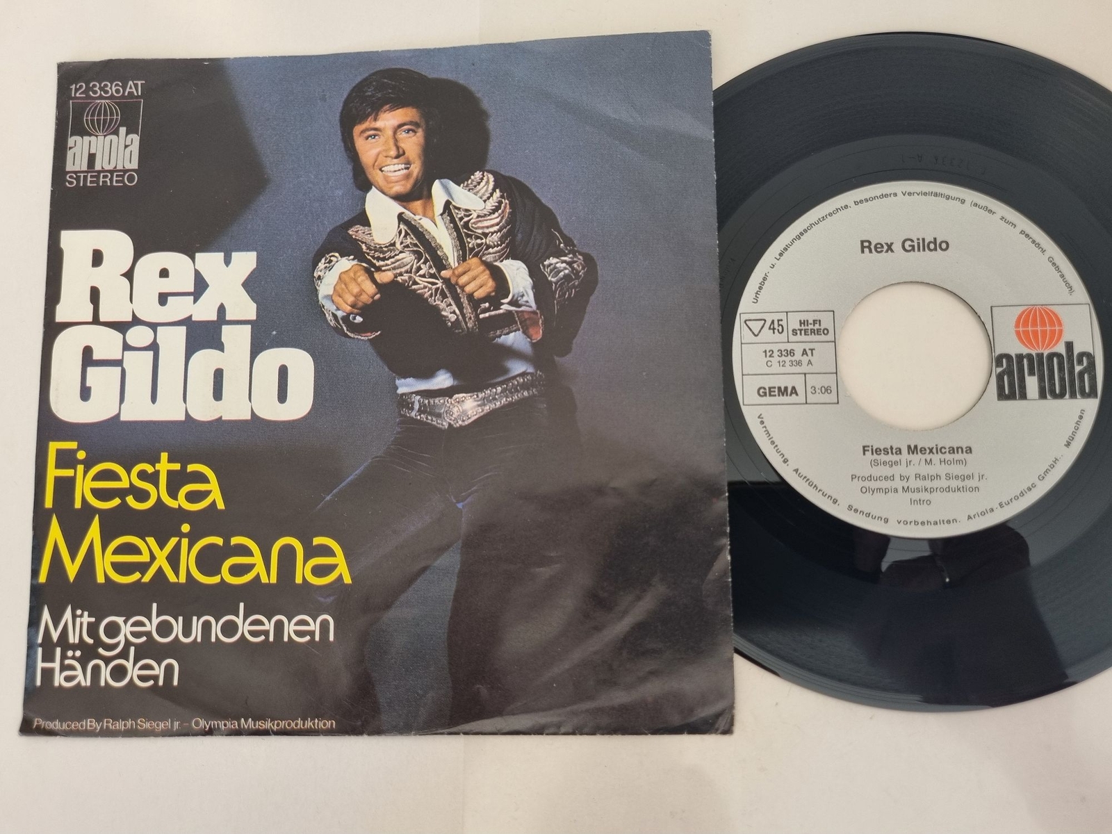 Rex Gildo - Fiesta Mexicana 7'' Vinyl Germany
