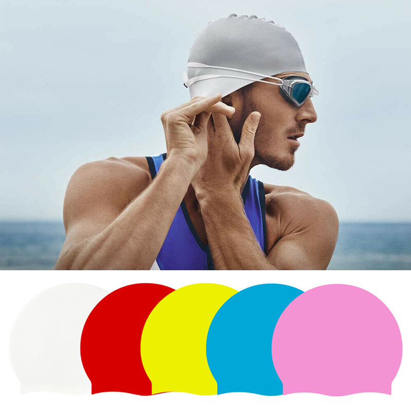 APL Cuffia da nuoto in silicone cuffia da bagno cuffia da bagno swim cap hat cappello da nuoto ♢ ☀