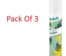 Batiste Dry Shampoo Original classic 200ml Pack of 3