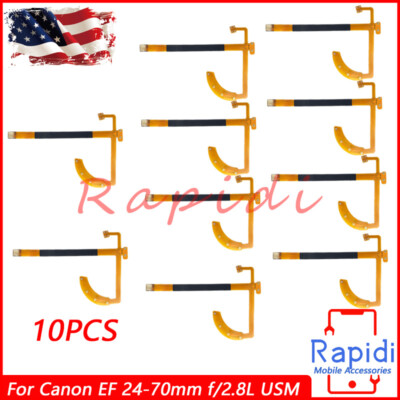 10* Lens Shutter Aperture Flex Cable Ribbon for Canon EF 24-70mm f/2.8L USM