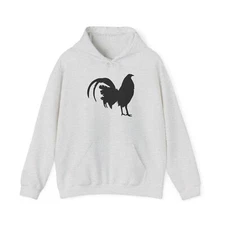 Gamefowl Gallos Rooster Silhouette Hoodie