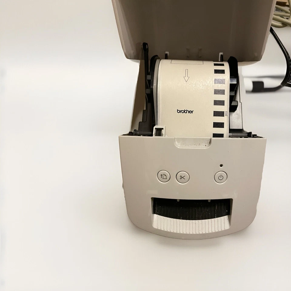 Brother QL-600G USB-Etikettendrucker grau - Bild 2 von 3