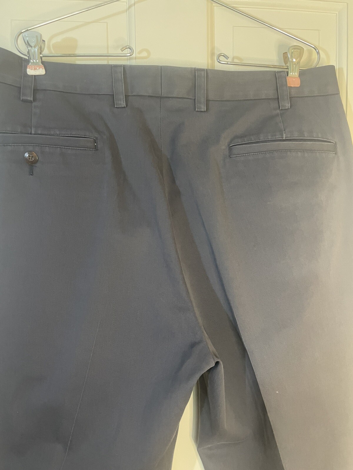 ORVIS MENS CLASSIC FIT GRAY COTTON PANTS SIZE 36 0542 eBay