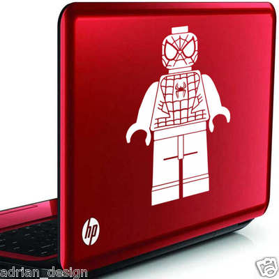 Lego Spiderman Wandsticker für iPad, Laptop, ToyBox, Kinder Vinyl Aufkleber