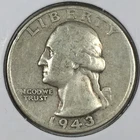 1943-S Washington Quarter - Extremely Fine (XF) KM#164 - 90% Silver - 7359