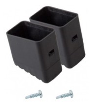 2Stk Leitern Fu&szlig;kappen Orig. KRAUSE 33x20mm MONTO CORDA SOLIDY SAFETY  959211415