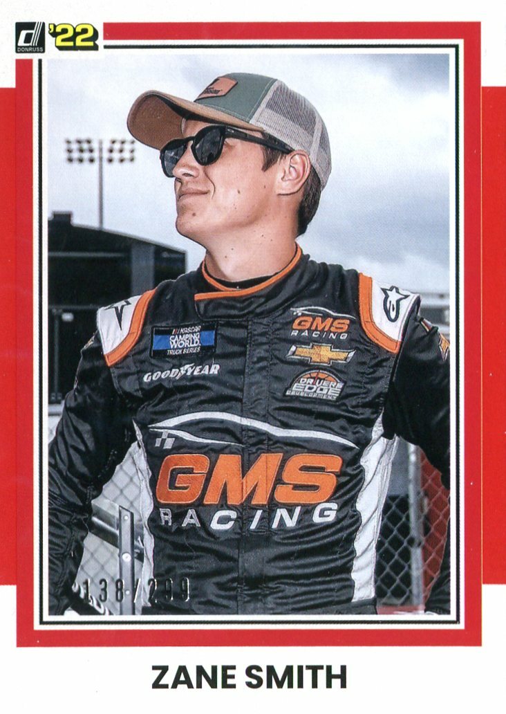 2022 Panini Donruss Racing Zane Smith #180 /299 | eBay