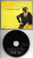 GABRIELLE w/ D NOTE If you cared EDIT & 3 RARE MIXES SILK SCREEN CASE CD Single