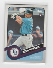 2020 Topps Brooklyn Collection Yoshi Tsutsugo Rookie Card Tampa Bay Rays RC #29