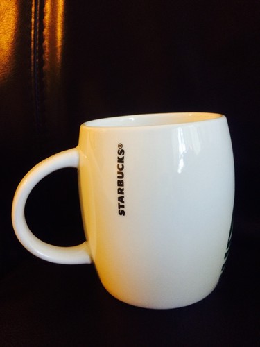 Starbucks Barrel Mug Green Mermaid Logo 14 oz - 2010 - Picture 4 of 4