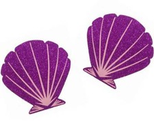 1 Paar Nippelcover Pink Glitzer Muschel Stern Blume Kreis Brustwarzen Abdeckung