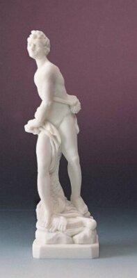 Hermes 27 cm Kunstguß Figur by Faro Italien Oxolite Statue