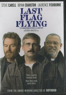 Last Flag Flying(New DVD)Starring Steve Carell/Bryan Cranston/Laurence Fishburne